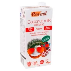ECO MIL МОЛОКО КОКОС-МИГДАЛЬ Б/ЦУКРУ 1Л